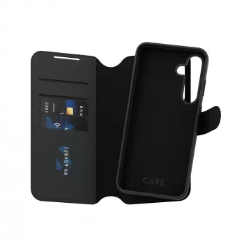 PanzerGlass CARE™ by ® Tango 2-in-1 Wallet Case w. Qi Saderīga Samsung Galaxy S25+