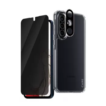 PanzerGlass ® | CARE by ® Flagship 3-in-1 Privātuma komplekts Samsung Galaxy A36 5G