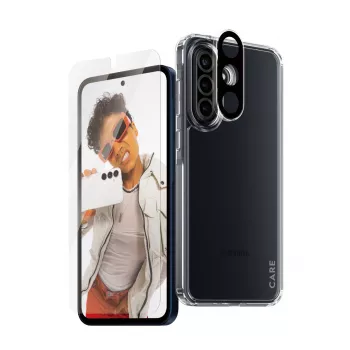 PanzerGlass ® | CARE by ® Flagship 3-in-1 komplekts Samsung Galaxy A36 5G