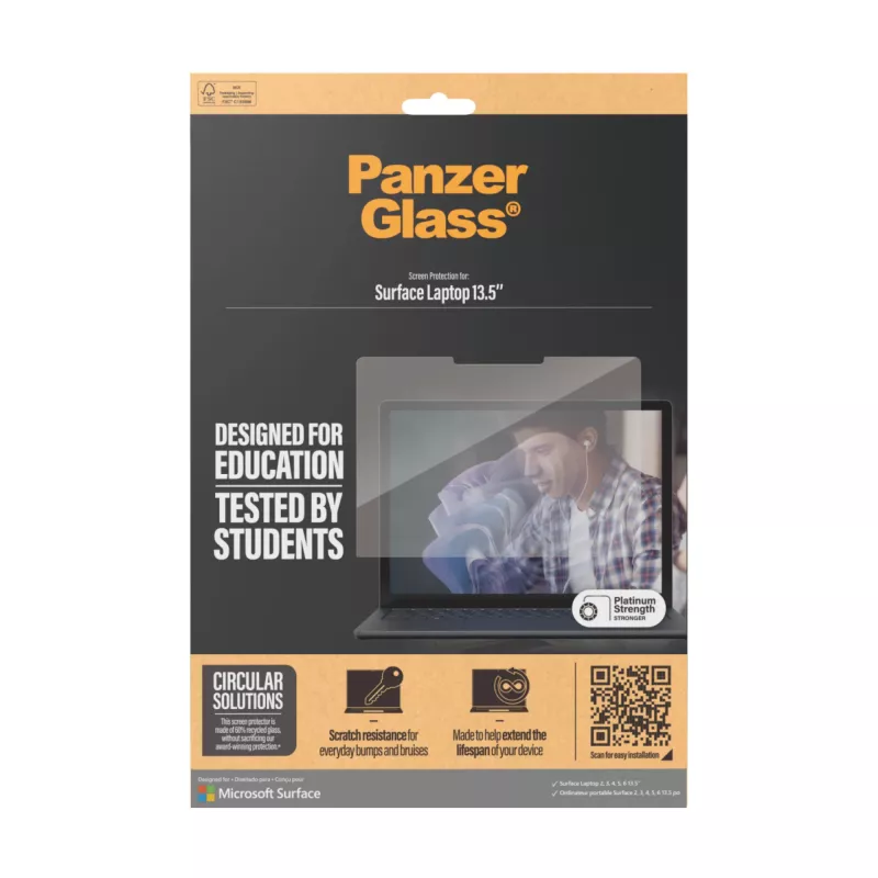 PanzerGlass ® Ekrāna aizsargs Microsoft Surface Laptop 13,5 collas | 6 | 5 | 4 | 3 | 2