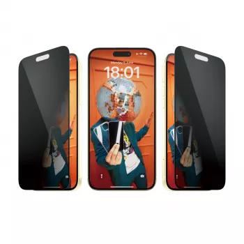 PanzerGlass® Privātuma ekrāna aizsargs iPhone 15 Plus | Ultra-Wide Fit