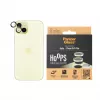 PanzerGlass® Hoops® Kameras objektīva aizsargs dzeltens iPhone 15 | 15 Plus