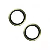 PanzerGlass® Hoops® Kameras objektīva aizsargs dzeltens iPhone 15 | 15 Plus