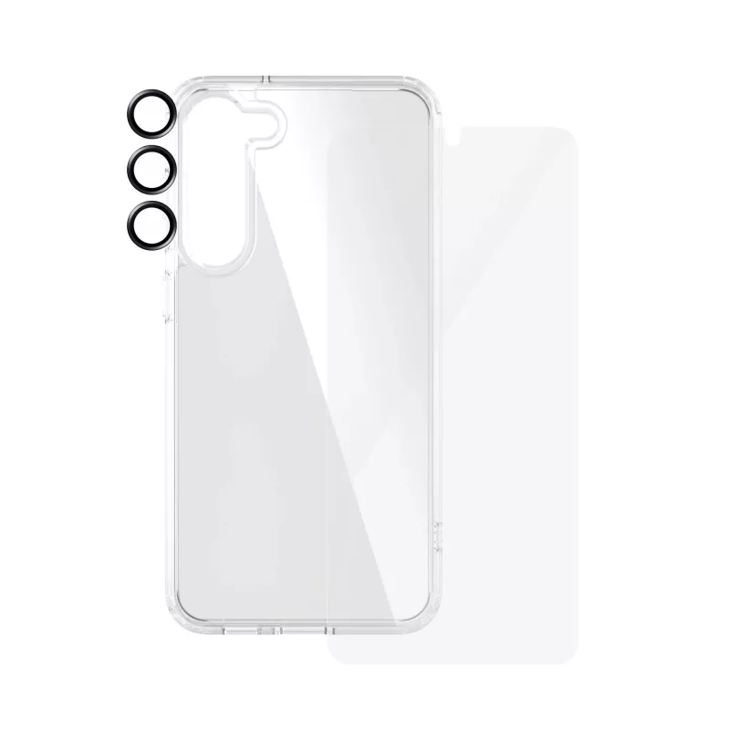 PanzerGlass ® 3-in-1 Bundle Samsung Galaxy S24+ | Ultra-Wide Fit ar EasyAligner