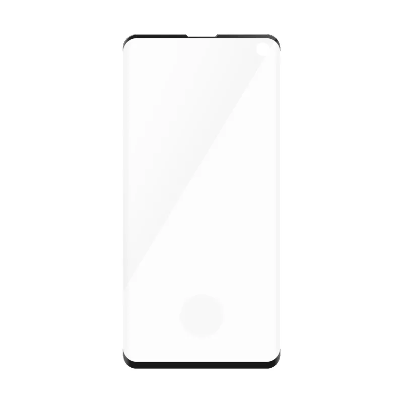 Ekrāna aizsargs PanzerGlass Samsung Galaxy S10e Ultra-Wide Fit izturīgs pret skrāpējumiem un triecieniem
