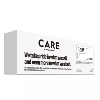 PanzerGlass CARE™ by ® Samba Maciņš Caurspīdīgs ar Baltu Qi Savietojams iPhone 17e | 16e