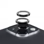 PanzerGlass ® Hoops® Kameru Objektīva Aizsargs Melns iPhone 15 | 15 Plus