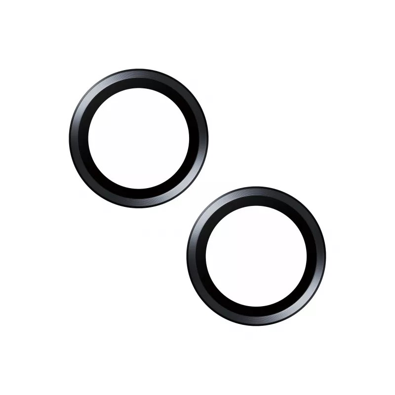 PanzerGlass ® Hoops® Kameru Objektīva Aizsargs Melns iPhone 15 | 15 Plus