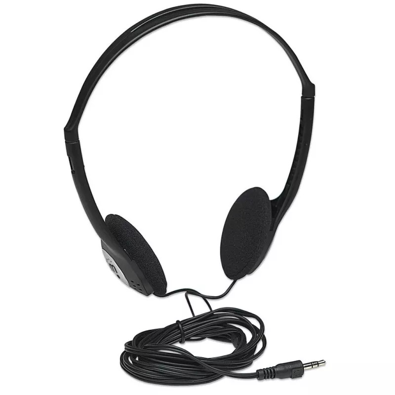 Austiņas MANHATTAN Stereo 3.5mm melnas