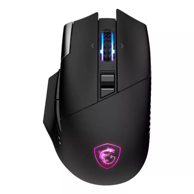 MSI S12-4301370-CLA pele Spēlēm Labās rokas RF Bezvadu + Bluetooth + USB A tipa Optiskais 26000 DPI