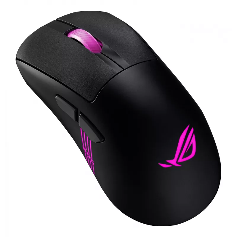ASUS ROG Keris II Origin BLK pele Spēlēm Labroču RF Bezvadu + Bluetooth + USB Type-A Optiskā 42000 DPI