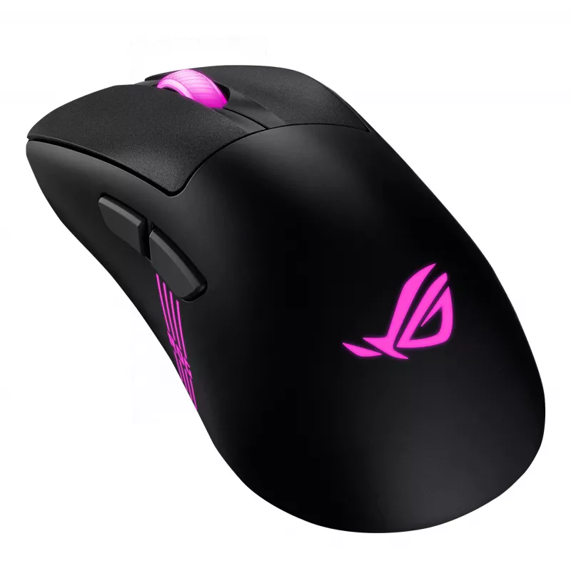 ASUS ROG Keris II Origin BLK pele Spēlēm Labroču RF Bezvadu + Bluetooth + USB Type-A Optiskā 42000 DPI
