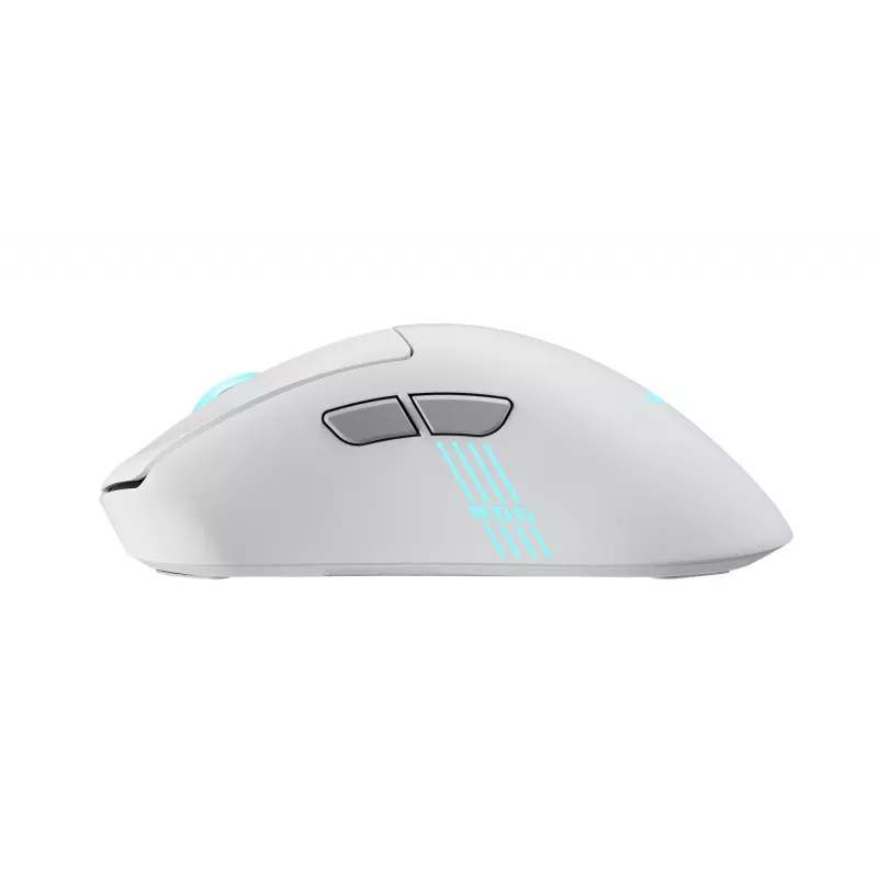 ASUS ROG Keris II Origin WHT pele Spēlēm Labās rokas RF bezvadu + Bluetooth + USB Type-A Optisks 42000 DPI
