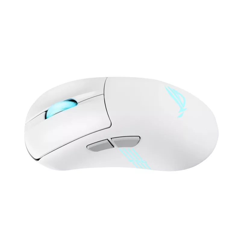 ASUS ROG Keris II Origin WHT pele Spēlēm Labās rokas RF bezvadu + Bluetooth + USB Type-A Optisks 42000 DPI