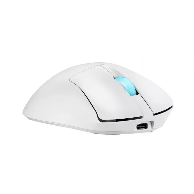 ASUS ROG Keris II Origin WHT pele Spēlēm Labās rokas RF bezvadu + Bluetooth + USB Type-A Optisks 42000 DPI