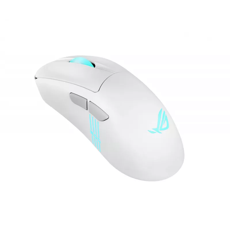 ASUS ROG Keris II Origin WHT pele Spēlēm Labās rokas RF bezvadu + Bluetooth + USB Type-A Optisks 42000 DPI