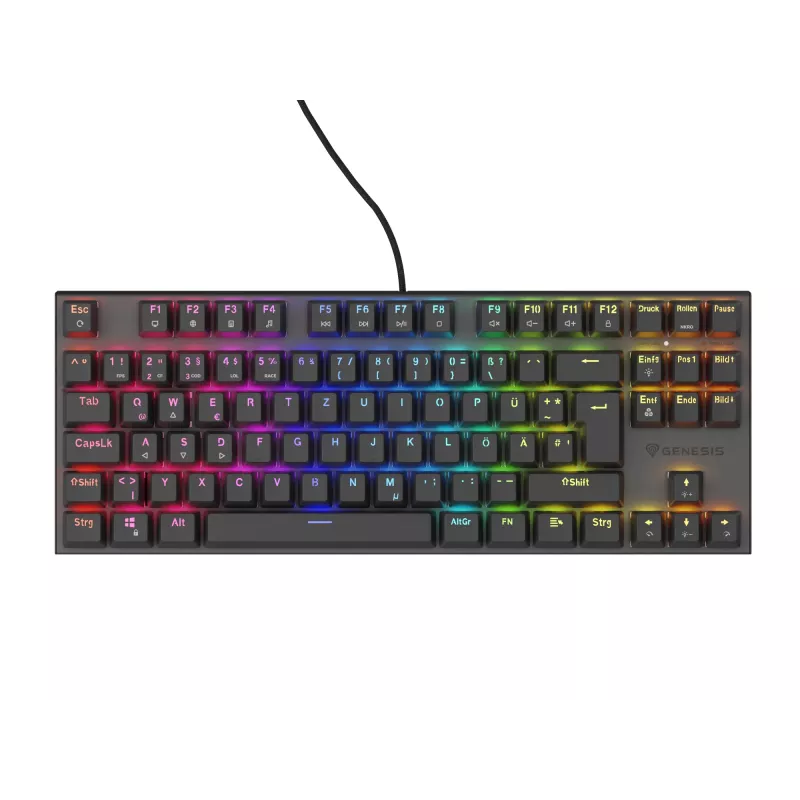 GENESIS NKG-1886 tastatūra spēlēm USB QWERTZ vācu melna