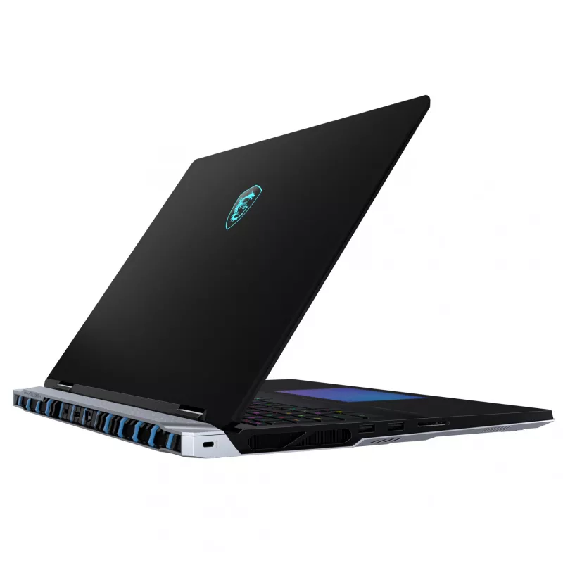 MSI Titan 18 HX AI A2XWIG-073 klēpjdators Intel Core Ultra 9 285HX 45,7 cm (18 collu) UHD+ 64 GB DDR5-SDRAM 6 TB SSD NVIDIA GeForce RTX 5080 Wi-Fi 7 (802.11be) Windows 11 Pro Melns