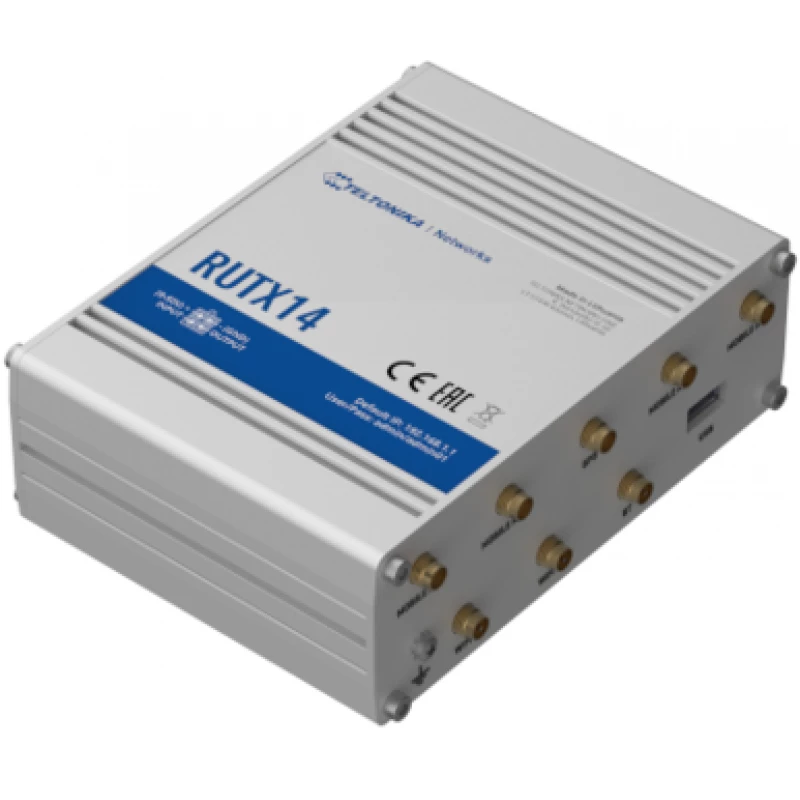 TELTONIKA Rutx14 4g Lte Cat12 Wi-Fi industriālais maršrutētājs