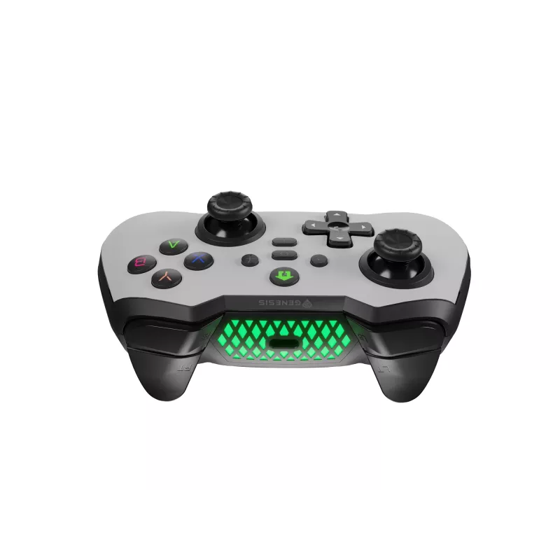 GENESIS Mangan 400 balta Bluetooth Gamepad Analogue / Digital Android, MAC, Nintendo Switch, PC, iOS