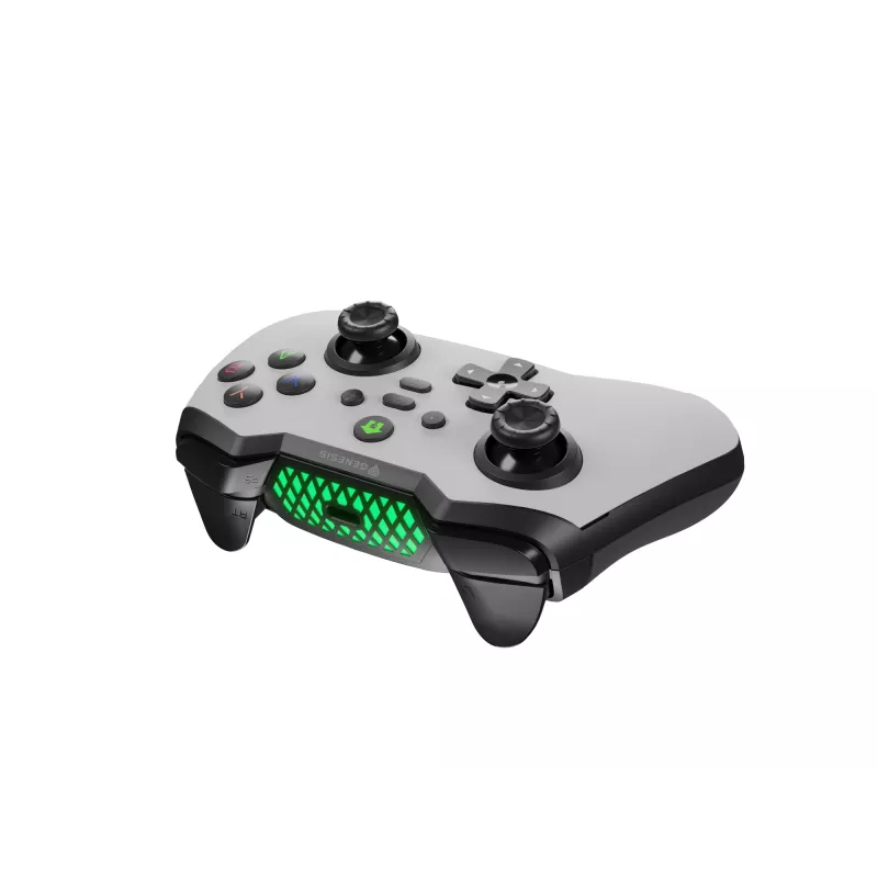 GENESIS Mangan 400 balta Bluetooth Gamepad Analogue / Digital Android, MAC, Nintendo Switch, PC, iOS