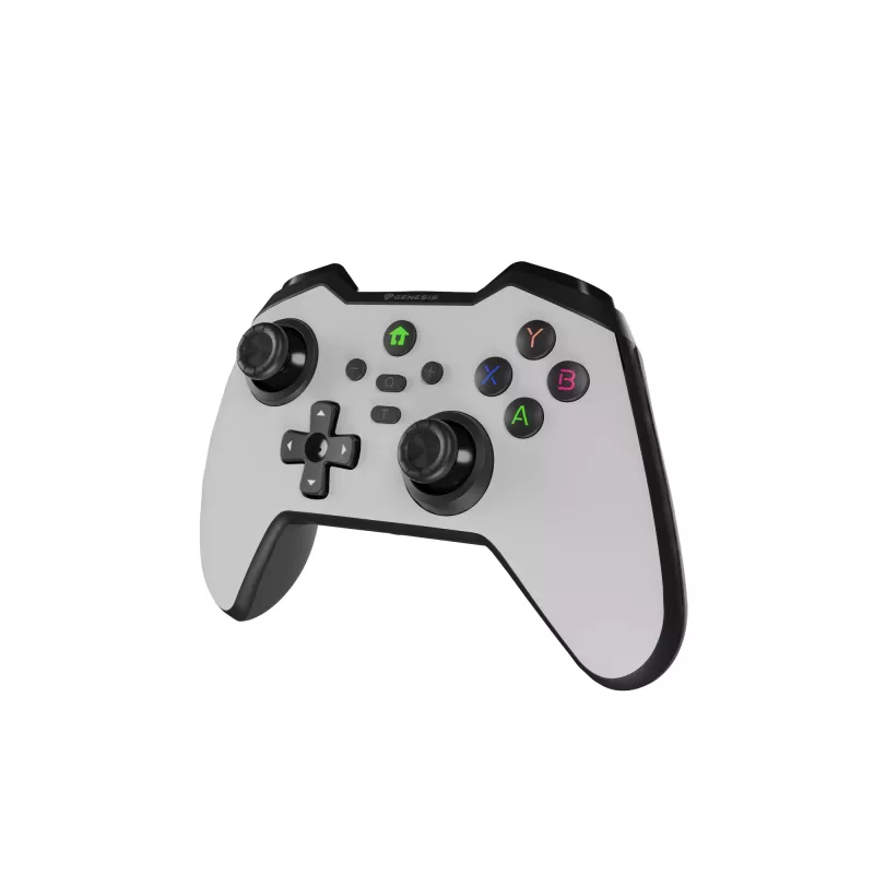 GENESIS Mangan 400 balta Bluetooth Gamepad Analogue / Digital Android, MAC, Nintendo Switch, PC, iOS