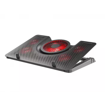 GENESIS Oxid 550 klēpjdatora dzesēšanas paliktnis 43.9 cm (17.3 collas) 2800 RPM Melns