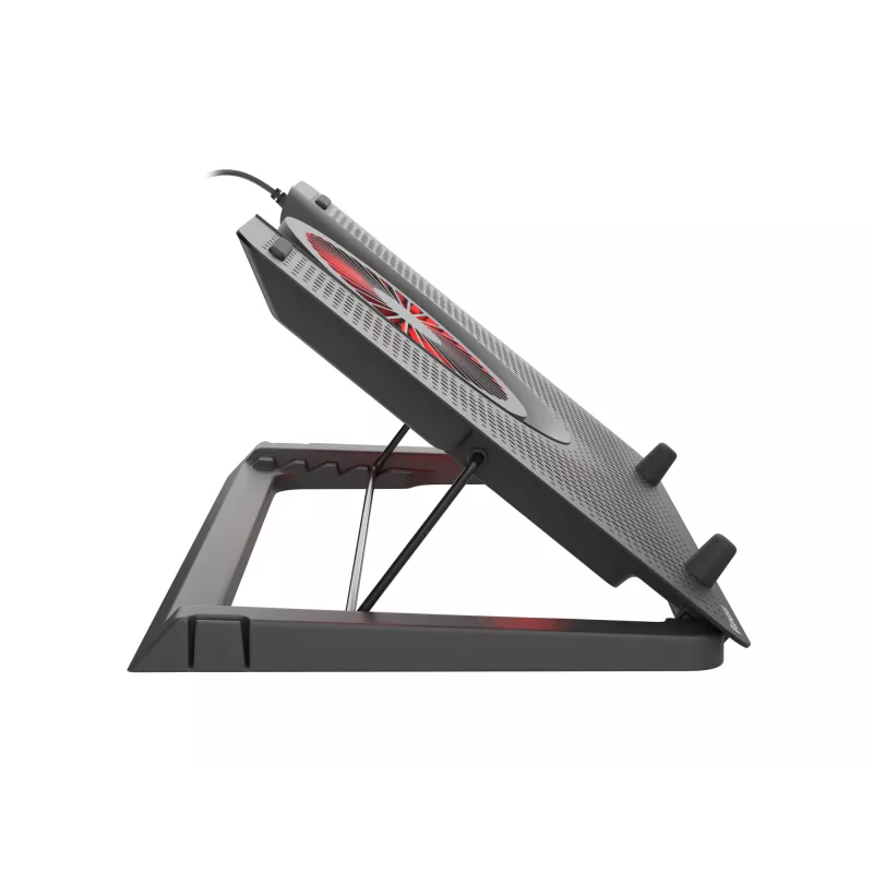 GENESIS Oxid 550 klēpjdatora dzesēšanas paliktnis 43.9 cm (17.3 collas) 2800 RPM Melns