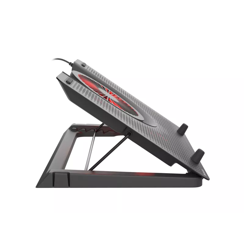 GENESIS Oxid 550 klēpjdatora dzesēšanas paliktnis 43.9 cm (17.3 collas) 2800 RPM Melns