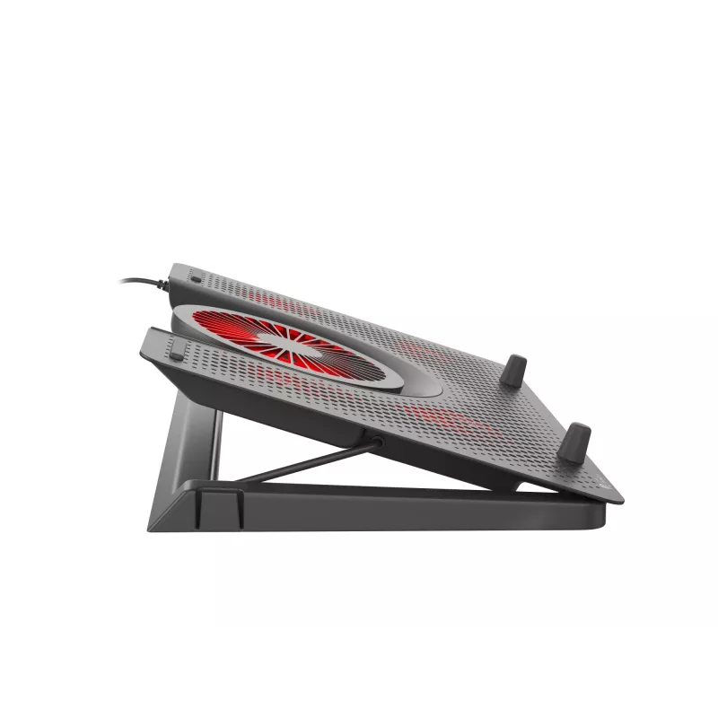 GENESIS Oxid 550 klēpjdatora dzesēšanas paliktnis 43.9 cm (17.3 collas) 2800 RPM Melns
