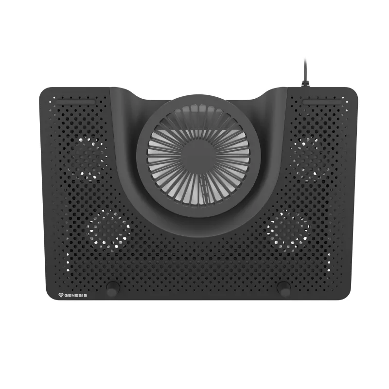 GENESIS Oxid 550 klēpjdatora dzesēšanas paliktnis 43.9 cm (17.3 collas) 2800 RPM Melns
