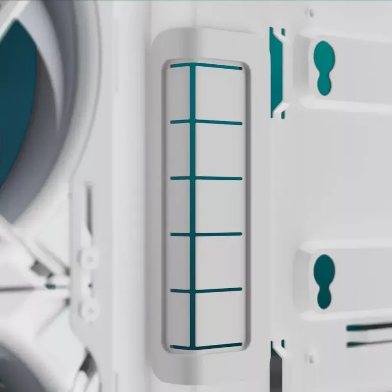 ARCTIC Xtender VG (White) Premium E-ATX PC korpuss ar vertikālu GPU stiprinājumu