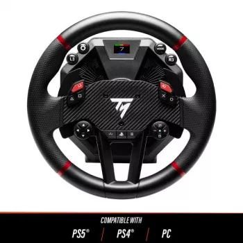 Thrustmaster T598 Melns, Red USB Stūre + Pedāļi Analoga / Digitāla PC, PlayStation 4, PlayStation 5