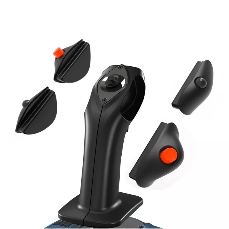 Thrustmaster TCA Sidestick X Airbus Edition Melns, pelēka USB kursorsvira Analogais PC, Xbox