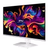 MSI MPG 321URXWDE QD-OLED datora monitors 80 cm (31,5 collas) 3840 x 2160 pikseļi 4K Ultra HD Balts
