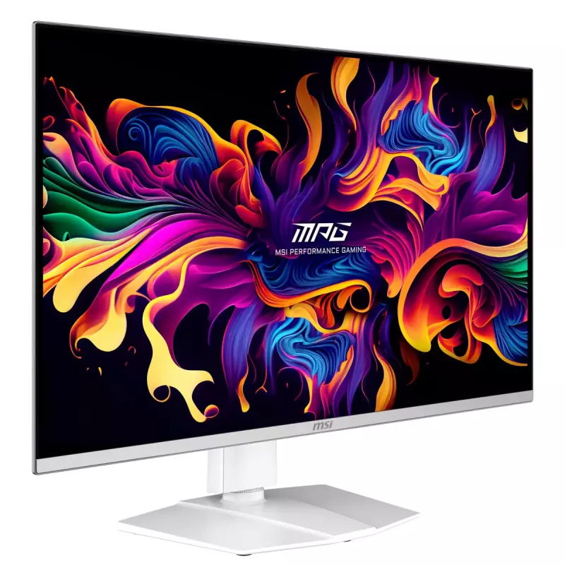 MSI MPG 321URXWDE QD-OLED datora monitors 80 cm (31,5 collas) 3840 x 2160 pikseļi 4K Ultra HD Balts