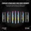 CORSAIR atmiņa 32GB DDR5 (2x16GB) DRAM 6400MT/s CL36 atmiņas komplekts Vengeance RGB — melna