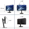 Philips 3000 sērijas 24B2U3301/00 datora monitors 60,5 cm (23,8 collas) 1920 x 1080 pikseļi Full HD LCD Melns