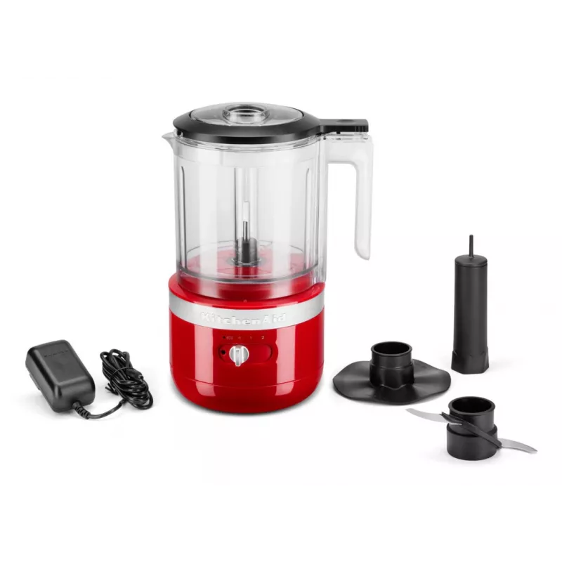 Elektriskais virtuves smalcinātājs KitchenAid 5KFCB519EER 1,19 L 24 W caurspīdīgs sarkans