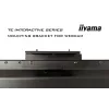 iiyama PROLITE TE6514MIS-B2AG Kioska dizains 165,1 cm (65 collu) LCD Wi-Fi 435 cd/m² 4K Ultra HD Melns Skārienekrāns Iebūvēts procesors Android 24/7