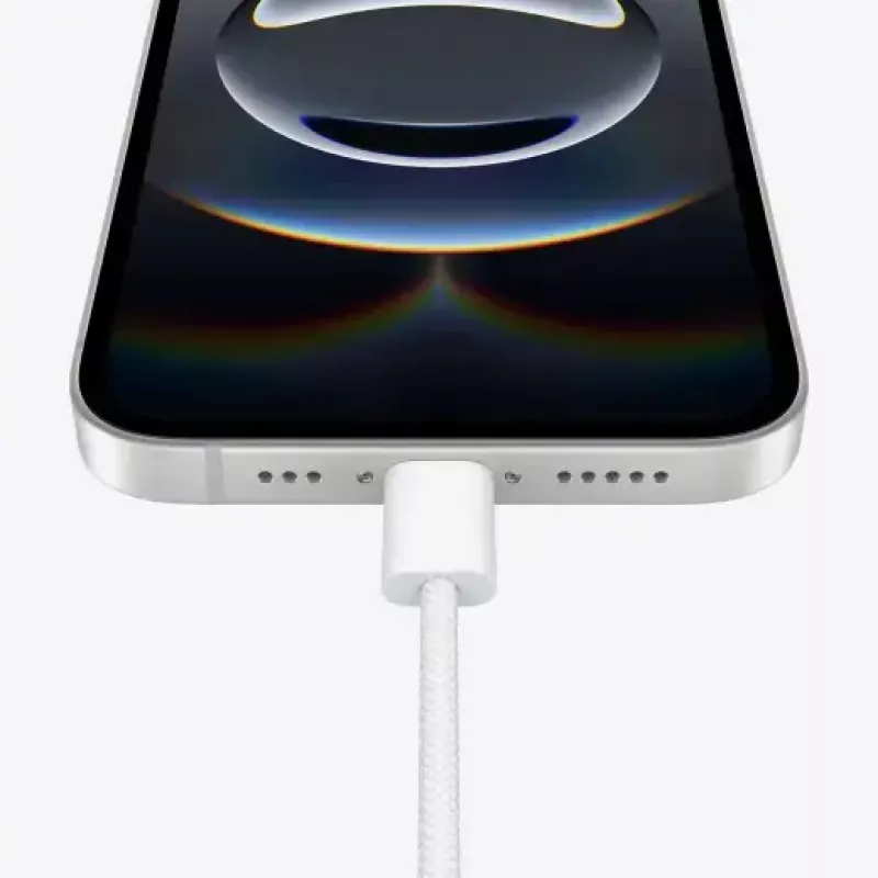 Viedtālrunis Apple iPhone 16e — 6,1 collu (15,5 cm) displejs, A18, 512 GB, Divas SIM, 5G, 48 MP aizmugurē, Balts