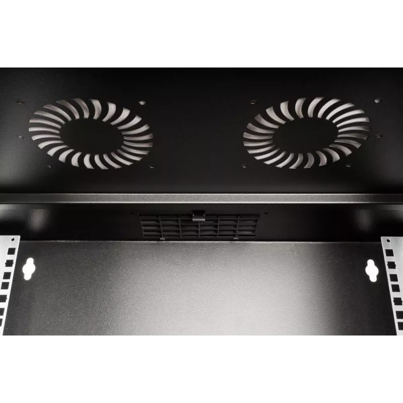DIGITUS 19IN 9U sienas montāžas skapis - SOHO PRO 460 x 540 x 400mm melns