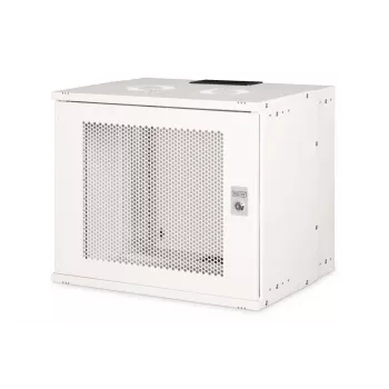 DIGITUS 19 collu 9U sienas skapis SOHO Pro perforētām durvīm 460 x 540 x 400 mm nesamontēts pelēks