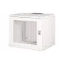 DIGITUS 19 collu 9U sienas skapis SOHO Pro perforētām durvīm 460 x 540 x 400 mm nesamontēts pelēks