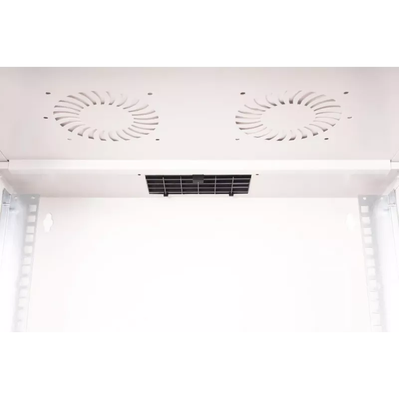 DIGITUS 19 collu 9U sienas skapis SOHO Pro perforētām durvīm 460 x 540 x 400 mm nesamontēts pelēks
