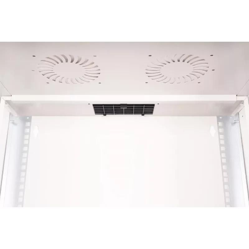 DIGITUS 19 collu 12U sienas montāžas skapis SOHO Pro perforētām durvīm 595 x 540 x 400mm nesamontēts gr