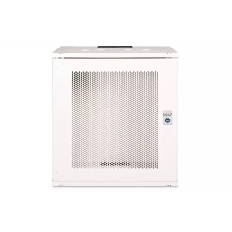 DIGITUS 19 collu 12U sienas montāžas skapis SOHO Pro perforētām durvīm 595 x 540 x 400mm nesamontēts gr