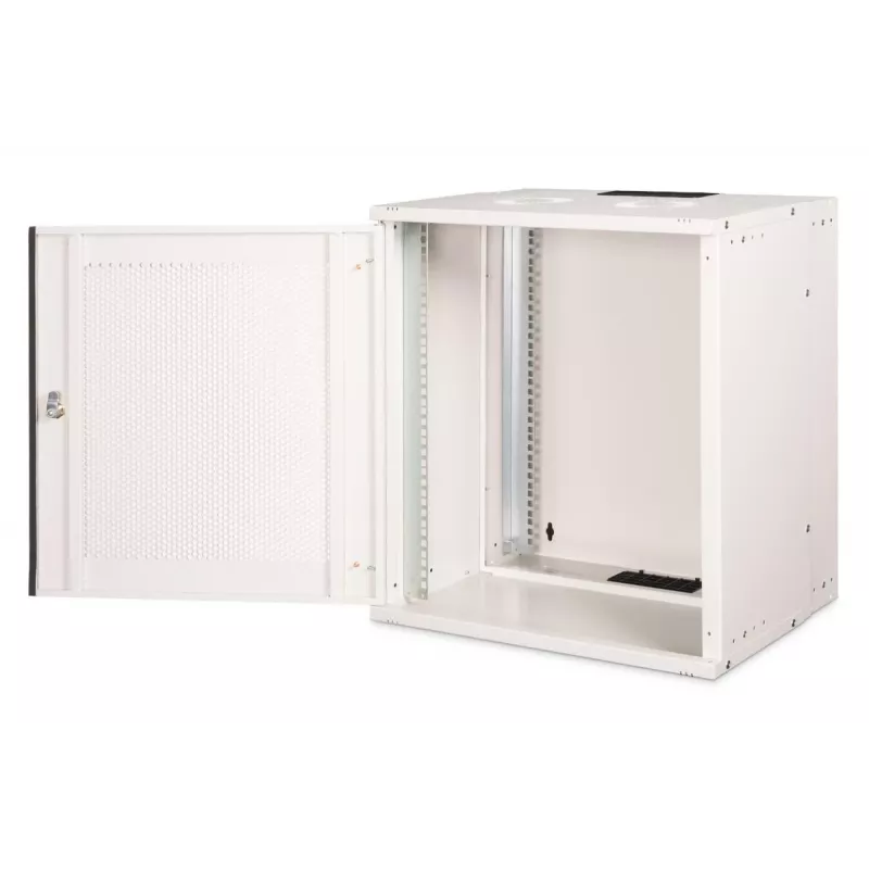 DIGITUS 19 collu 12U sienas montāžas skapis SOHO Pro perforētām durvīm 595 x 540 x 400mm nesamontēts gr