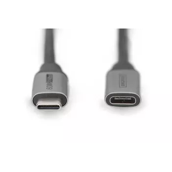 DIGITUS USB-C/V uz USB-C/S PD60W Gen1 USB3.0 pagarinātāja kabelis 1m 4K@60Hz