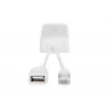 DIGITUS Gigabit USB-A PoE Sadalītājs USB TYPE A Sievišķais
